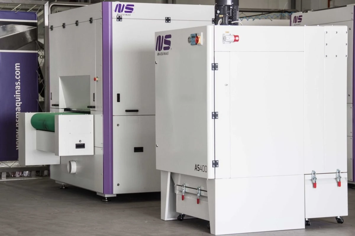 NS AS400 - Odsávací zařízení napojené na brusku NS DM1100 ZC