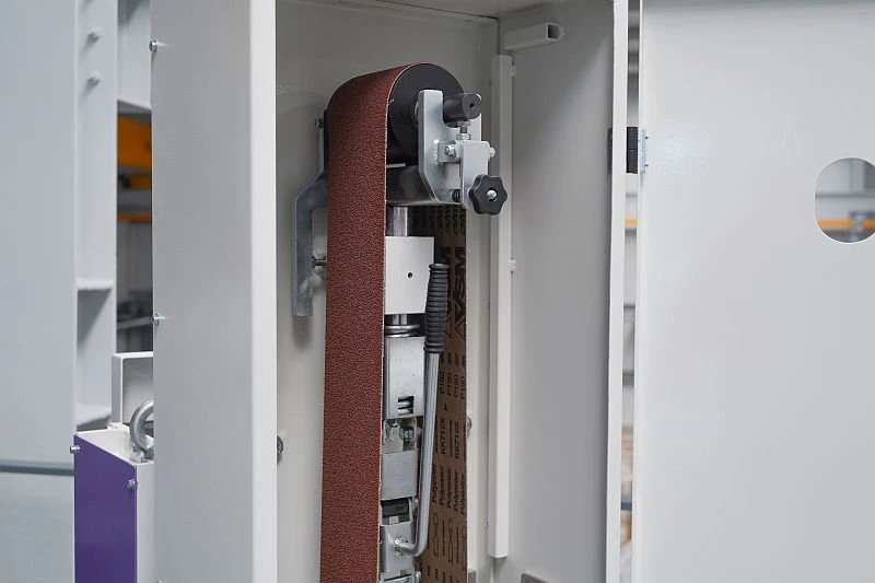 NS FCW120 Z - pásová bruska - jednotka s brusným pásem - horní část