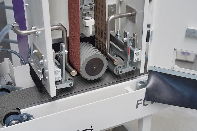 NS FCW120 Z - pásová bruska - jednotka s brusným pásem - kontaktní válec a vodní chlazení