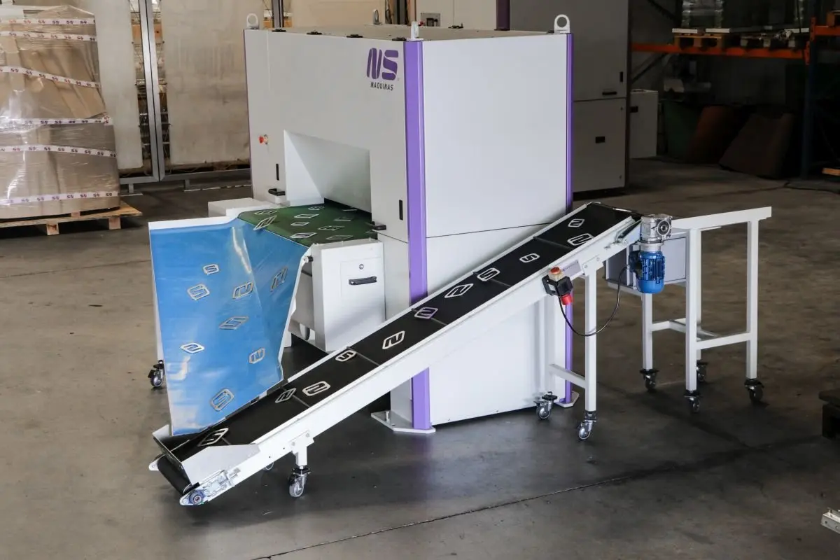 Širokopásová bruska NS DM se systémem vrácení dílů