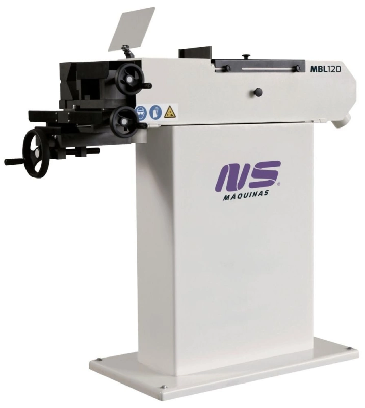 NS MBL120 - pásová bruska na radiusy konců trubek