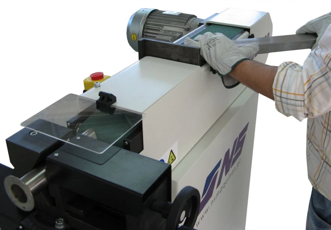 NS MBL120 - Pásová bruska na průniky trubek a profilů