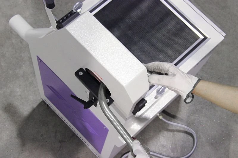 NS ML50 - Pásová bruska na trubky - broušení ohýbaných trubek