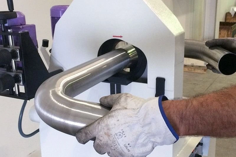 NS ML75 - Pásová bruska na rovné a ohýbané trubky