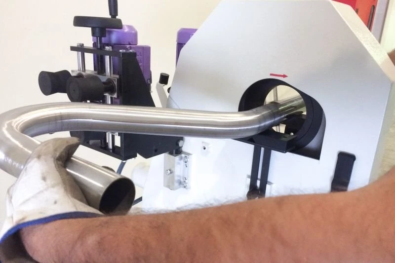 NS ML75 - Pásová bruska na rovné a ohýbané trubky