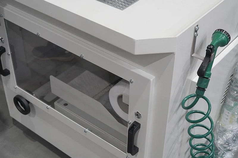 NS MLW100 - Pásová bruska na trubky s vodním chlazením