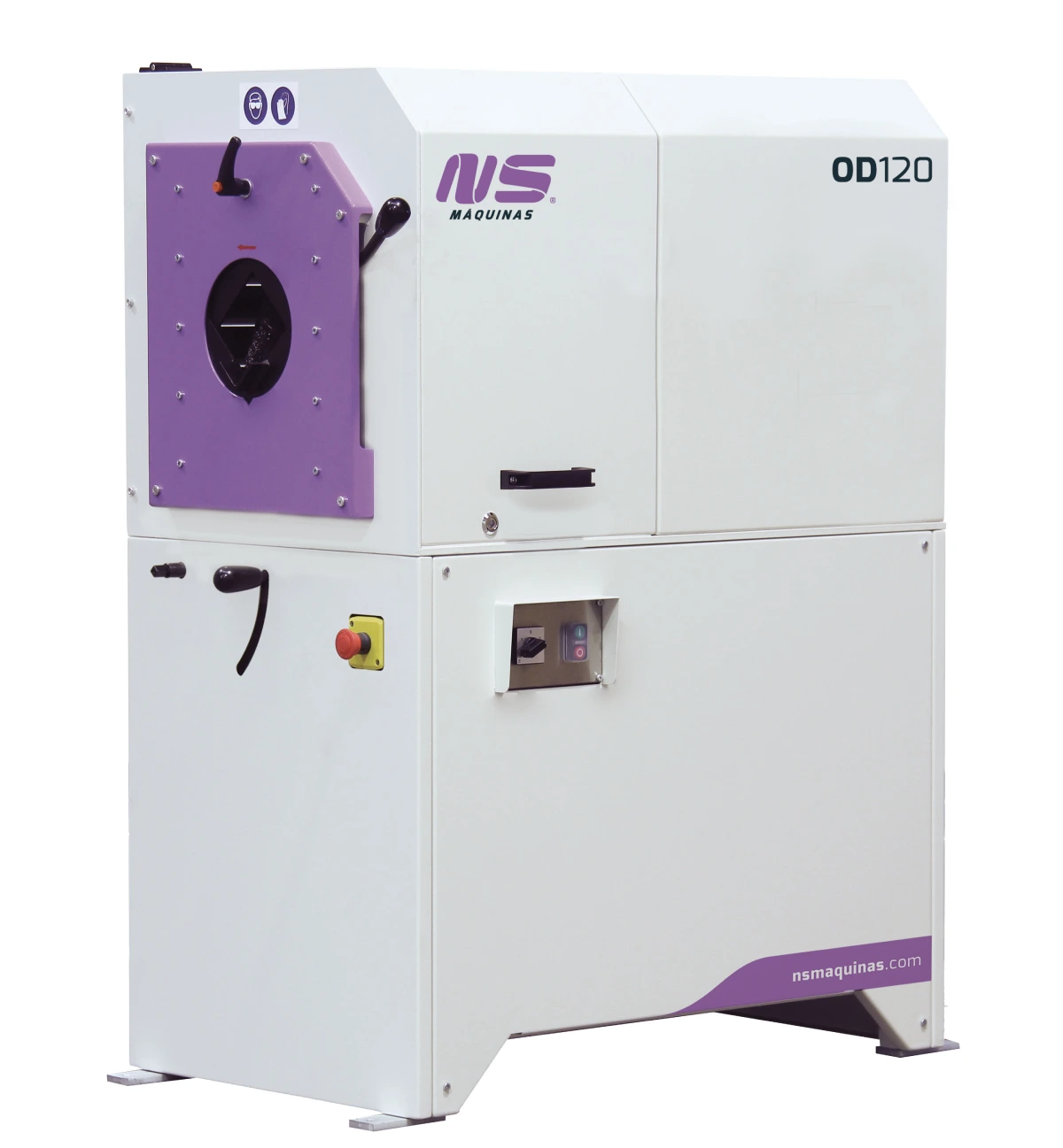 NS OD120 - Kartáčovačka pro odjehlování trubek