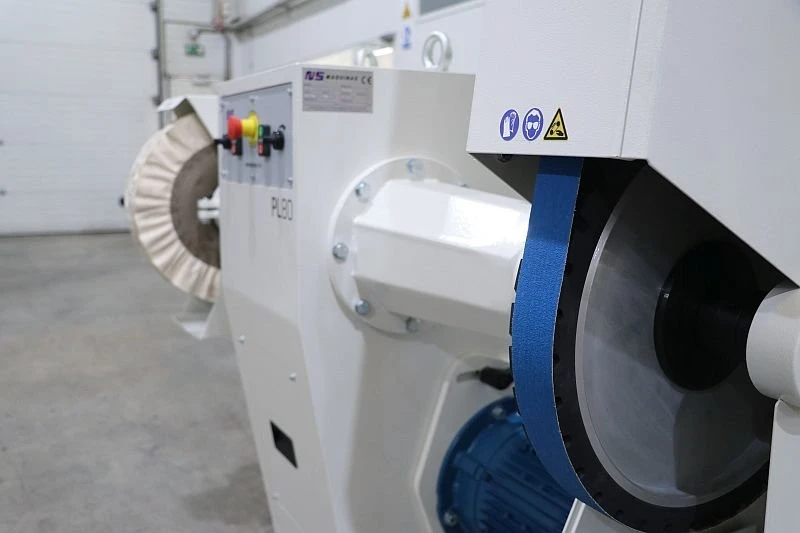 NS PL80 ZP - Stojanová kotoučová leštička a pásová bruska